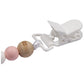 Babies Basic Customized Macaron Pacifier Clip - Pink