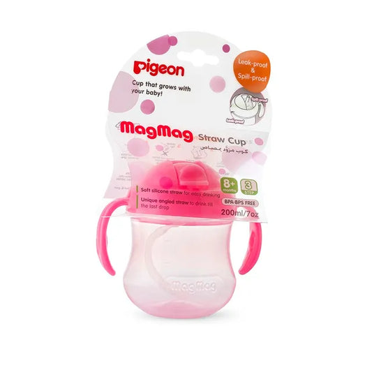 Pigeon Mag Mag Straw Cup - Pink