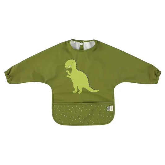 Trixie Waterproof Longsleeve Bib - Mr. Dino