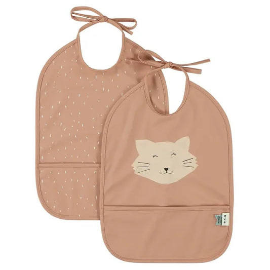 Trixie Waterproof Bib 2-Pack - Mrs. Cat