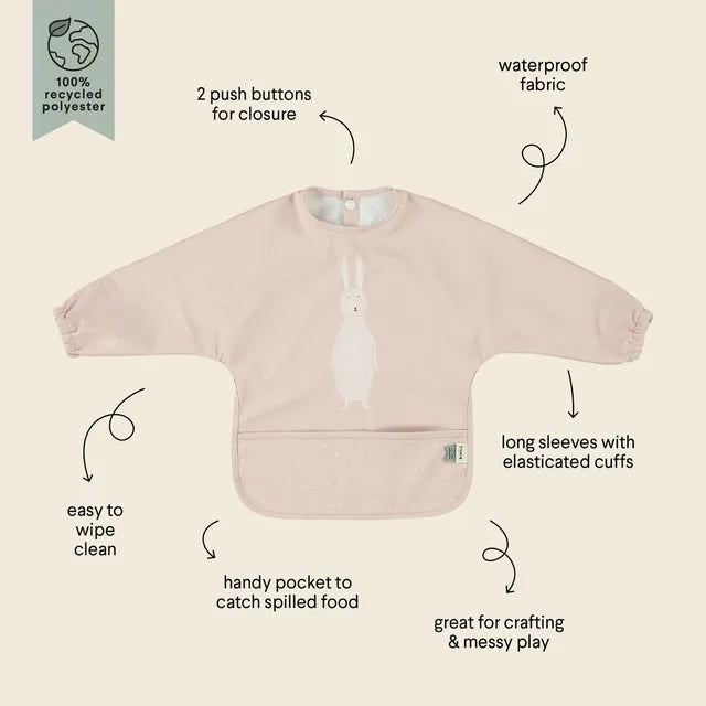 Trixie Waterproof Longsleeve Bib - Mrs. Rabbit