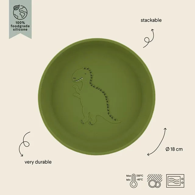 Trixie Silicone Bowl - Mr. Dino