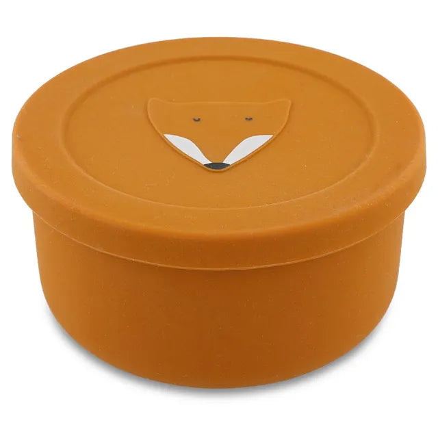 Trixie Silicone Snack Box with Lid - Mr. Fox