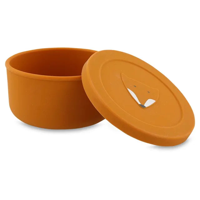 Trixie Silicone Snack Box with Lid - Mr. Fox