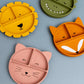 Trixie Silicone Divided Plate With Suction - Mr. Fox