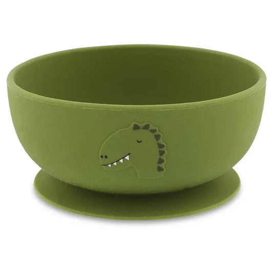 Trixie Silicone Bowl With Suction - Mr. Dino