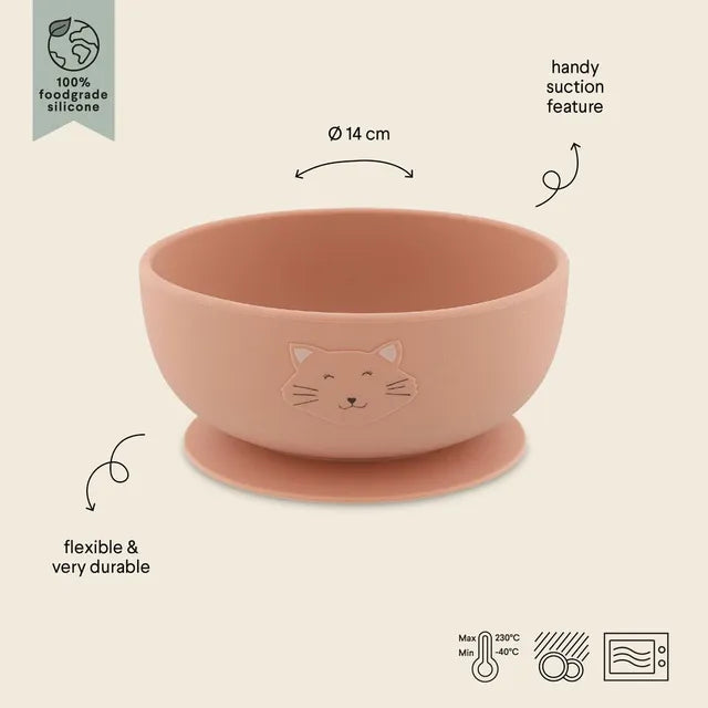 Trixie Silicone Bowl With Suction - Mrs. Cat