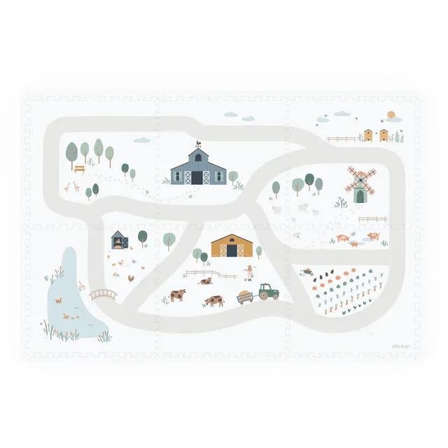 Play and Go EEVAA Puzzle Playmat - Farm (120x180cm)