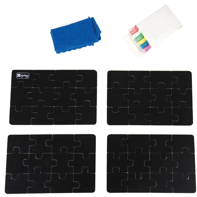 Andreu Toys 4 Puzzles Blackboard Diorama - Laadlee