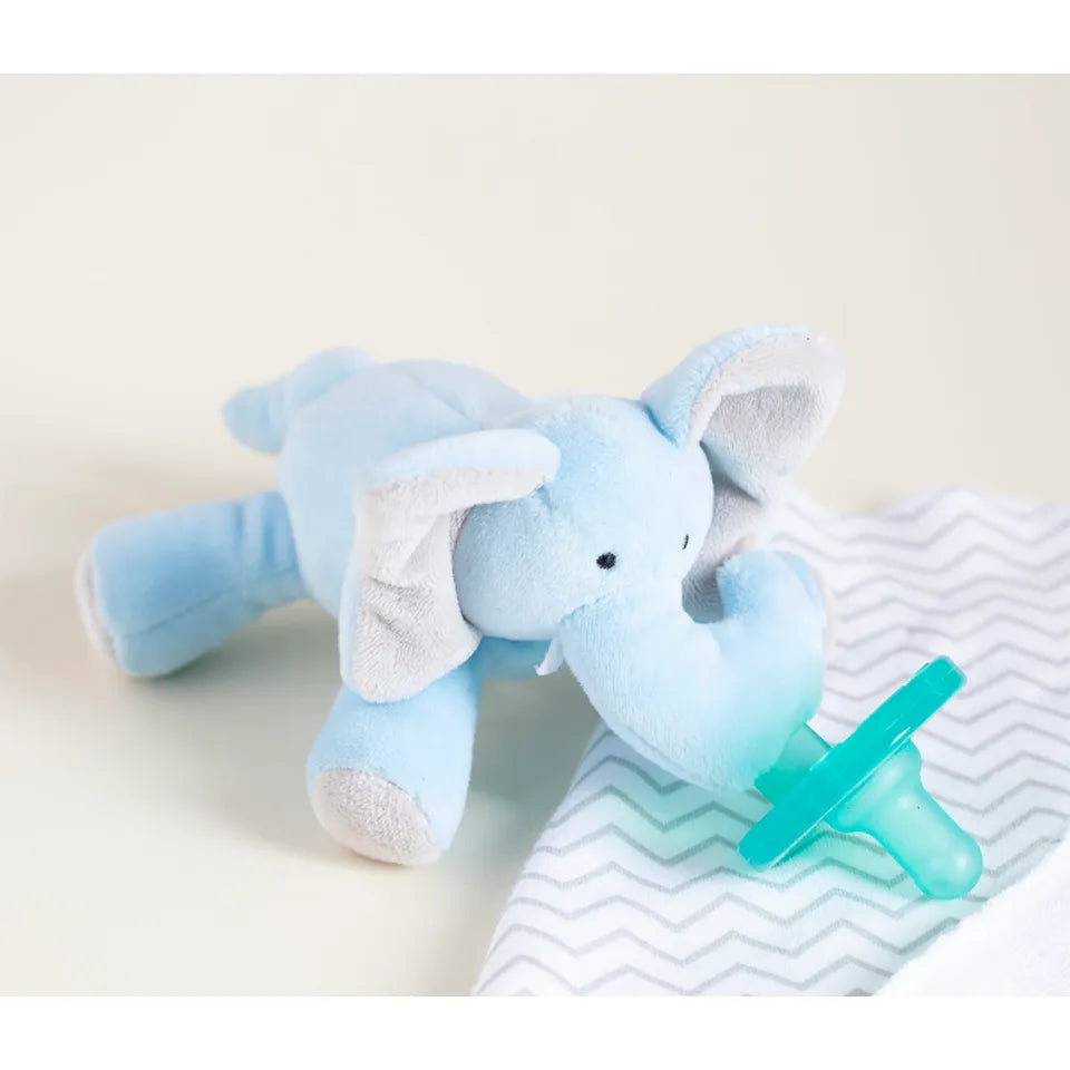 Wubbanub Charlie Blue Elephant Pacifier - Laadlee