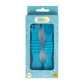 Babies Basic Silicone First Stage Training Spoon with Masher - Blue