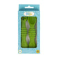 Babies Basic Silicone First Stage Training Spoon with Masher - Green