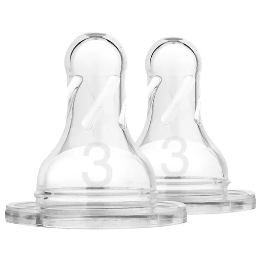 Dr. Brown's Level 3 Wide Neck Silicone Options+ Nipple Pack of 2