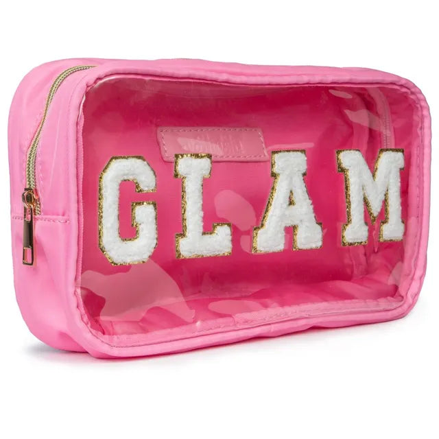 Shush! Glam Pouch In Pink - Laadlee
