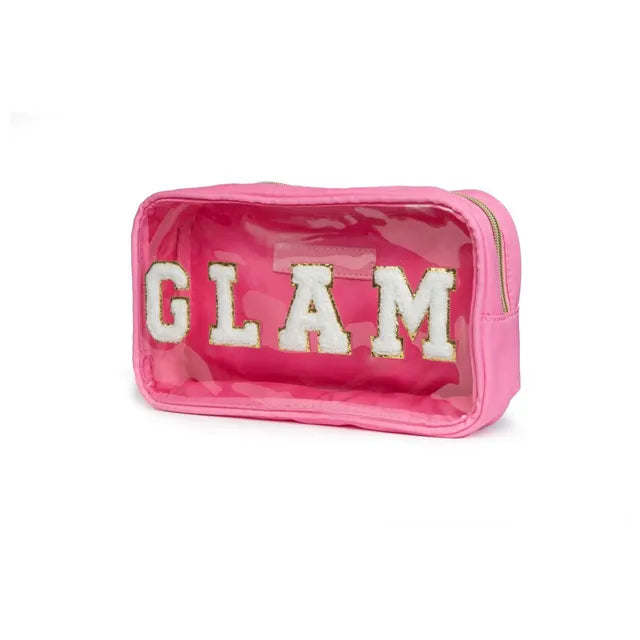 Shush! Glam Pouch In Pink - Laadlee