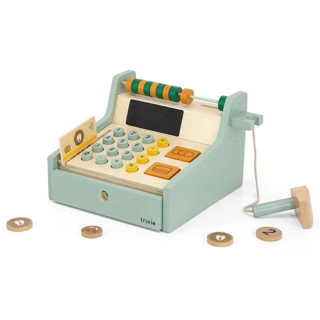 Trixie Wooden Cash Register With Accessories - Laadlee
