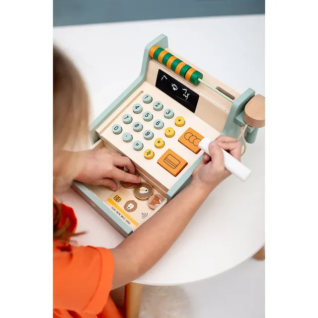 Trixie Wooden Cash Register With Accessories - Laadlee