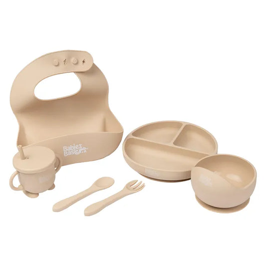 Babies Basic Feeding Set 6pcs - Beige