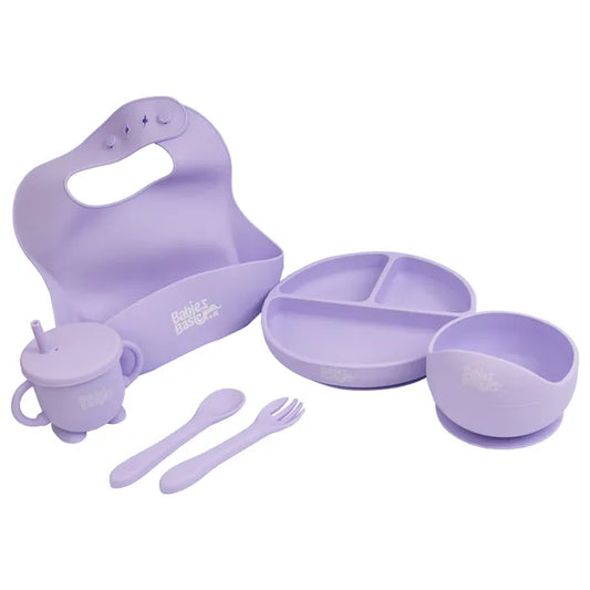 Babies Basic Feeding Set 6pcs - Purple