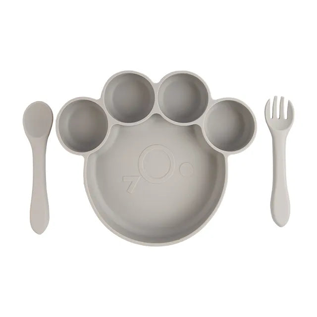 Babies Basic Feeding Set 3pcs - Grey