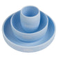 Babies Basic Silicone Plate, Bowl & Cup - Blue