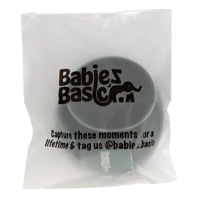 Babies Basic Silicone Plate, Bowl & Cup - Indigo