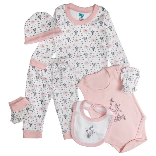 Babies Basic Gift Set - 7pcs - Pink