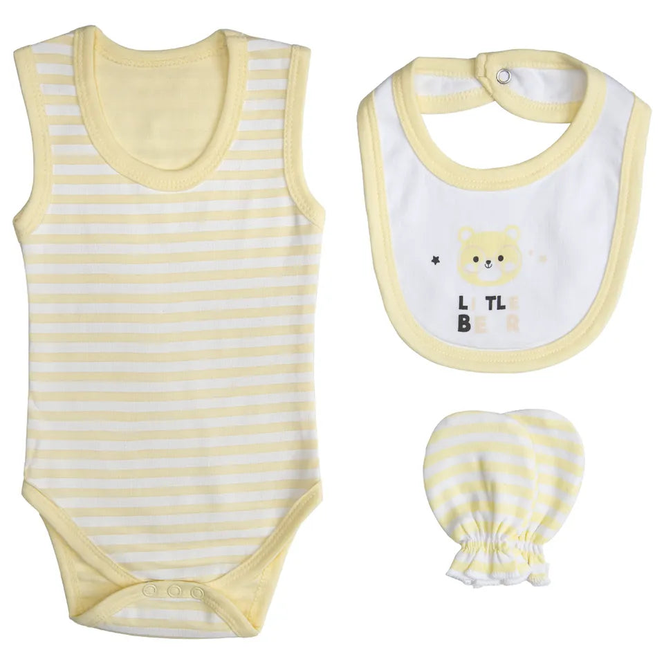 Babies Basic Gift Set - 7pcs - Light Yellow