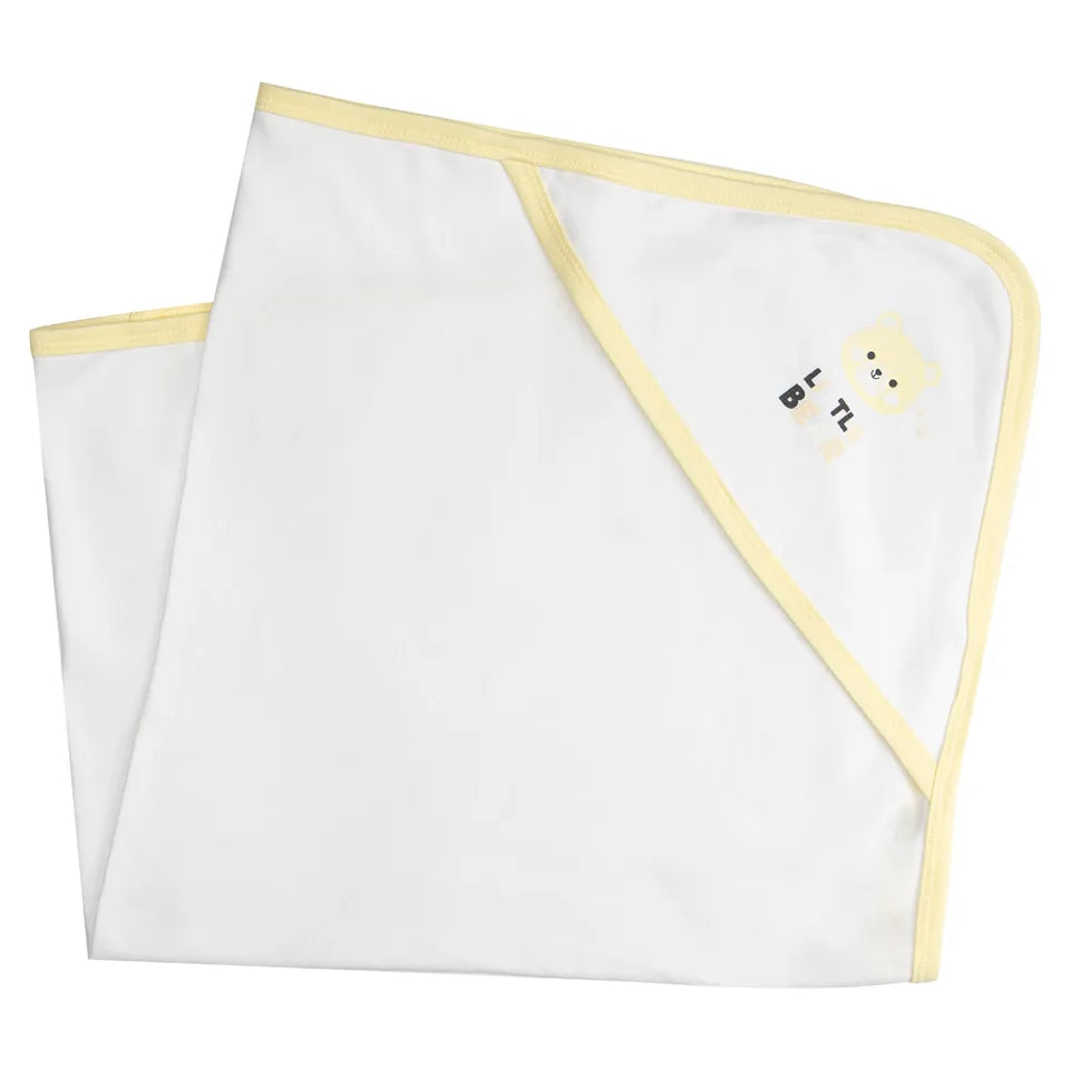 Babies Basic Receiving Blanket for New Born - Yellow