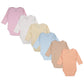 Babies Basic Long Sleeves Romper Bodysuit Pack of 6 - Multicolor