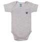 Babies Basic Printed Romper Pack of 3 - Grey