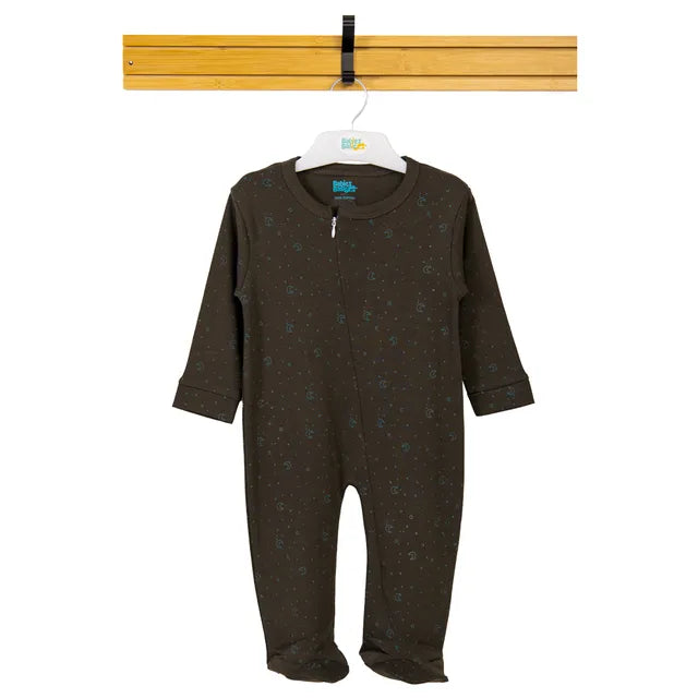 Babies Basic Long Sleeves Sleepsuit for Babies - Green