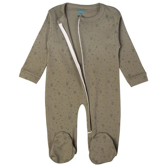 Babies Basic Long Sleeves Sleepsuit for Babies - Grey