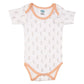 Babies Basic Printed Romper Pack of 3 - Orange