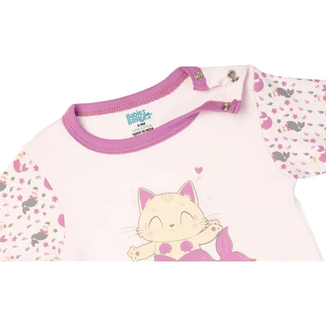 Babies Basic Sleepsuit for Babies - Pink