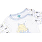 Babies Basic Printed Long Sleeves Sleepsuit for Babies - White