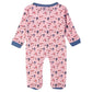 Babies Basic Long Sleeves Sleepsuit for Babies - Pink