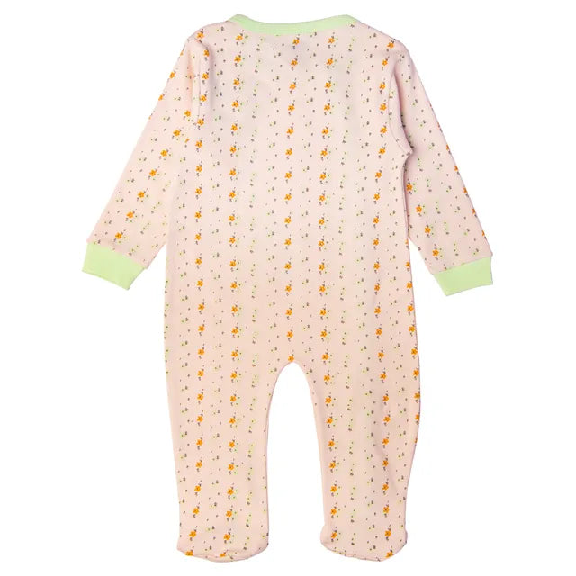 Babies Basic Long Sleeves Sleepsuit for Babies - Light Pink