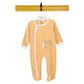 Babies Basic Long Sleeves Sleepsuit for Babies - Peach & White