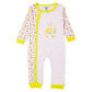 Babies Basic Long Sleeves Sleepsuit for Babies - Yellow & White