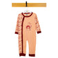 Babies Basic Long Sleeves Sleepsuit for Babies - Orange