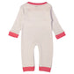 Babies Basic Long Sleeves Sleepsuit for Babies - Light Pink & Red