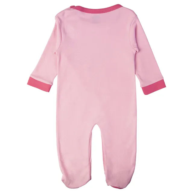 Babies Basic Long Sleeves Sleepsuit for Babies - Dark Pink