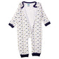 Babies Basic Long Sleeves Sleepsuit for Babies - White & Black