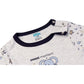 Babies Basic Long Sleeves Sleepsuit for Babies - Grey & Blue