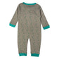 Babies Basic Long Sleeves Sleepsuit for Babies - Grey & Green