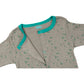 Babies Basic Long Sleeves Sleepsuit for Babies - Grey & Green