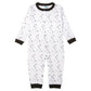 Babies Basic Long Sleeves Sleepsuit for Babies - Black & White