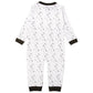 Babies Basic Long Sleeves Sleepsuit for Babies - Black & White