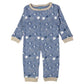 Babies Basic Long Sleeves Sleepsuit for Babies - Blue & Brown